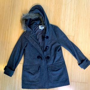 Dark gray old navy coat